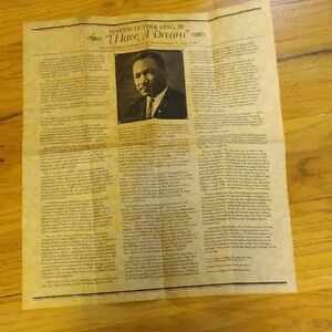 Martin Luther King Jr. 'I Have A Dream' Poster